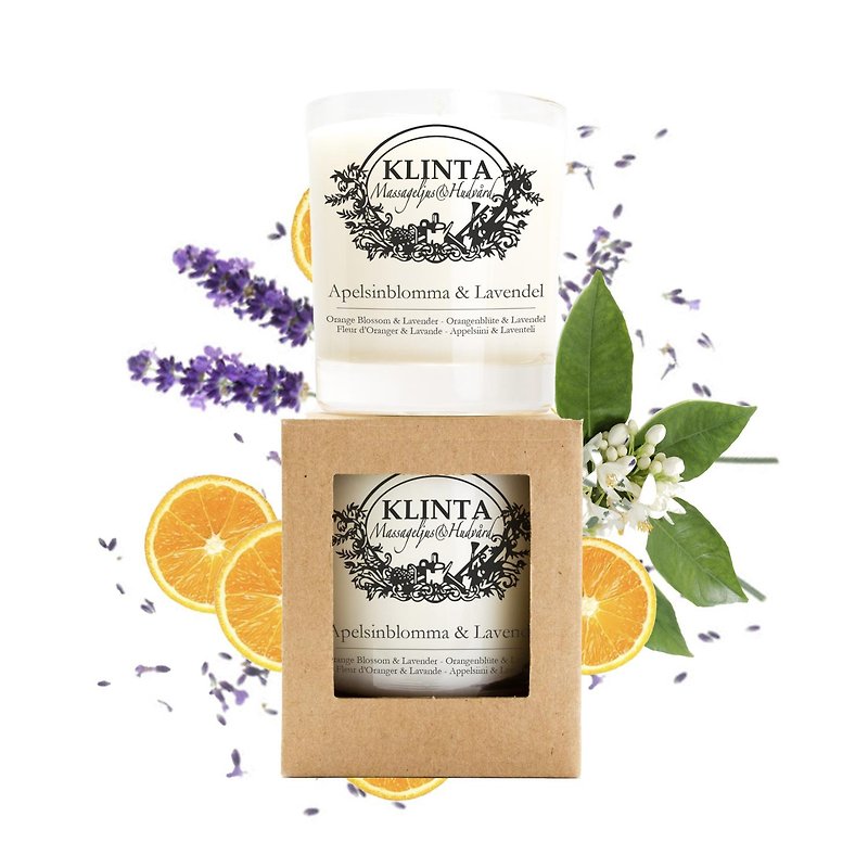 Aroma massage candle (45 hours)-orange blossom lavender