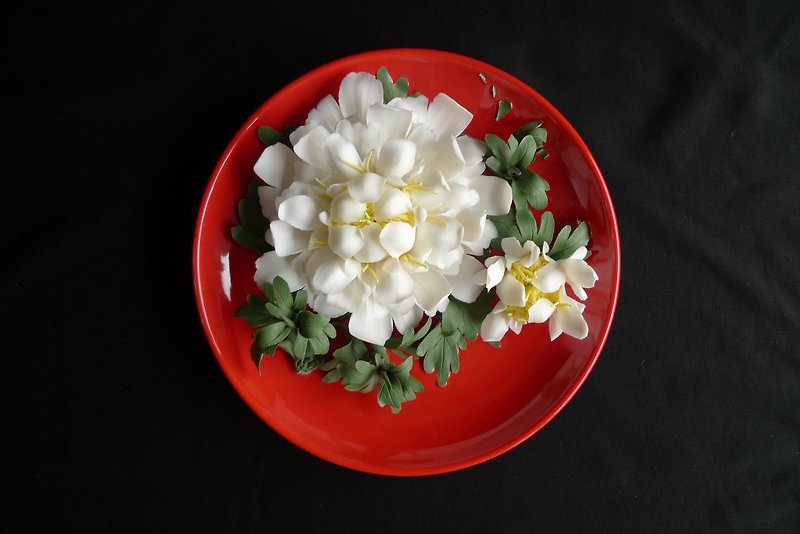 Xirui Porcelain-Rich and Noble Peony Flower Plate