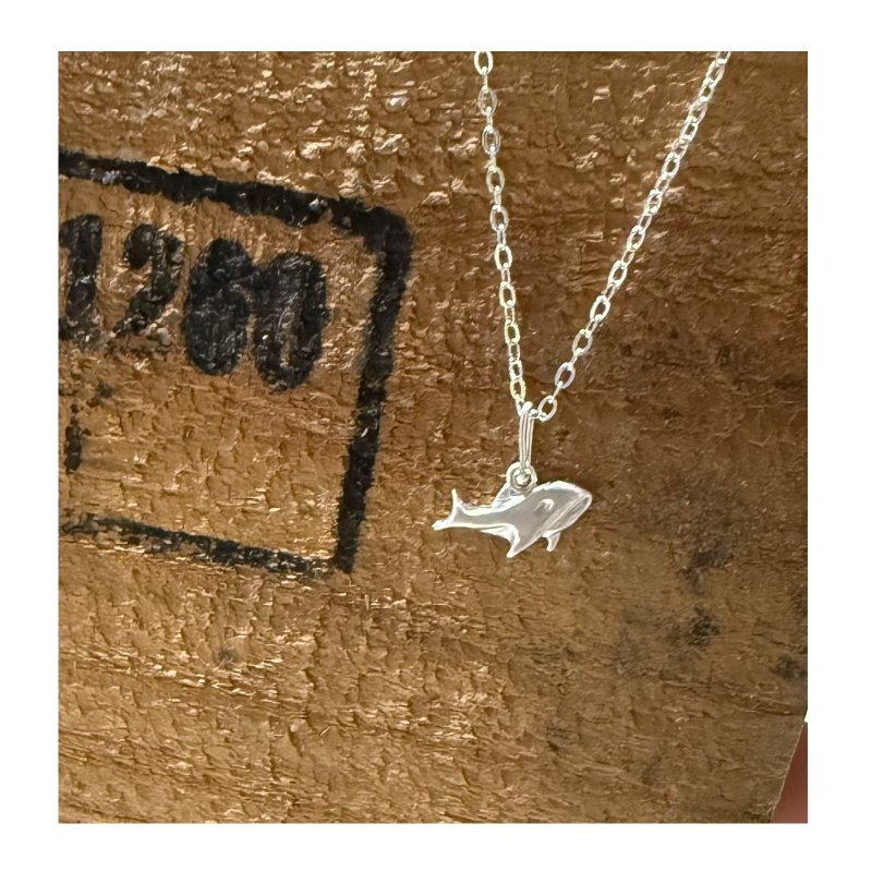 925 Sterling Silver Orca Necklace | Double-Sided Design - สร้อยคอ - เงินแท้ 