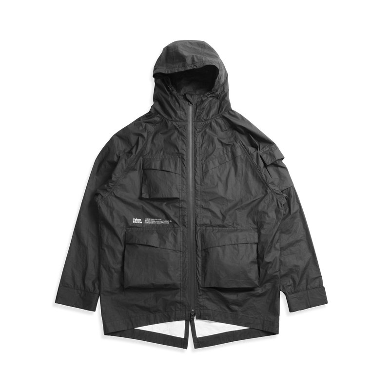 EX51 CITY PARKA 城市機能外套 黑 - 男夾克/外套 - 防水材質 黑色