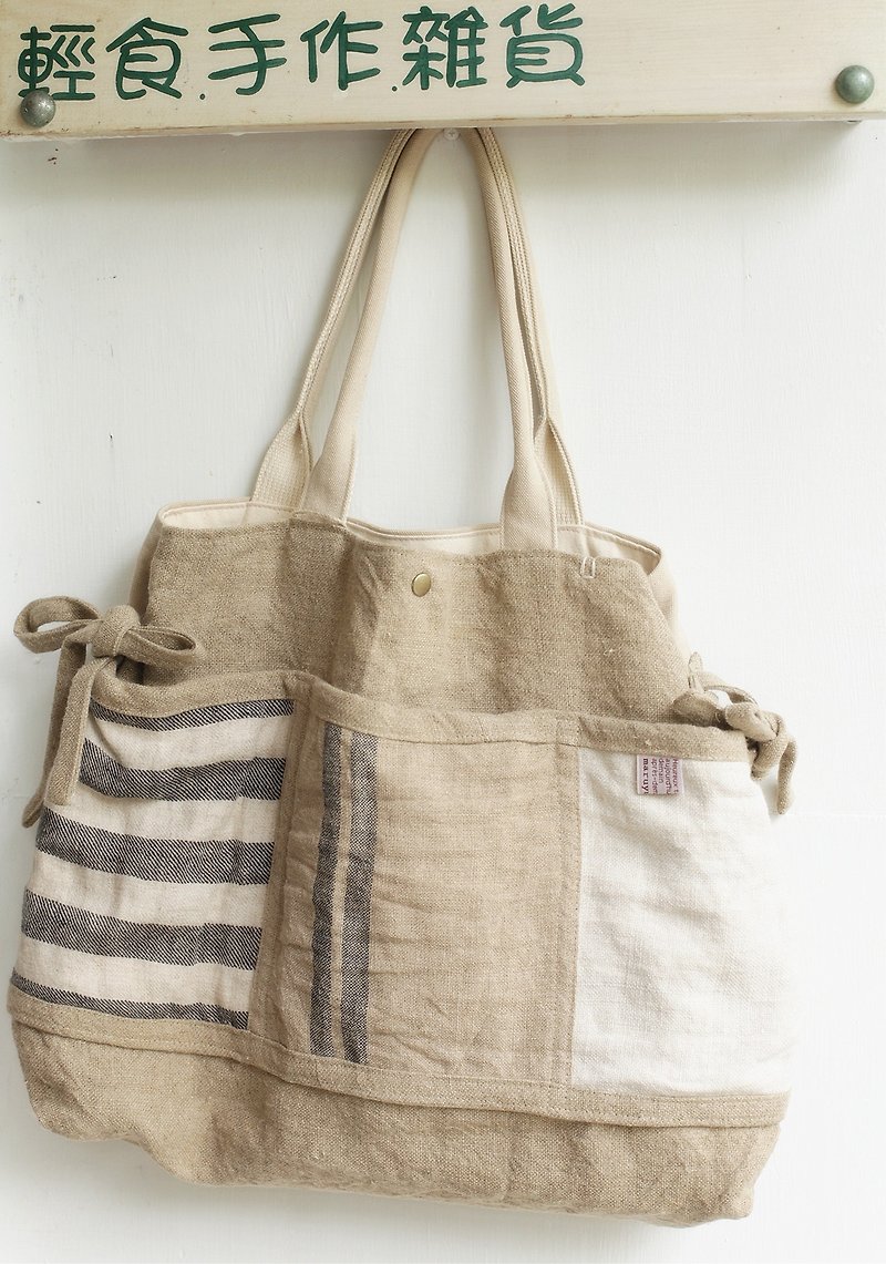 [Good] summer day hand-made hand-made Japanese cotton stitching package - Messenger Bags & Sling Bags - Other Materials 