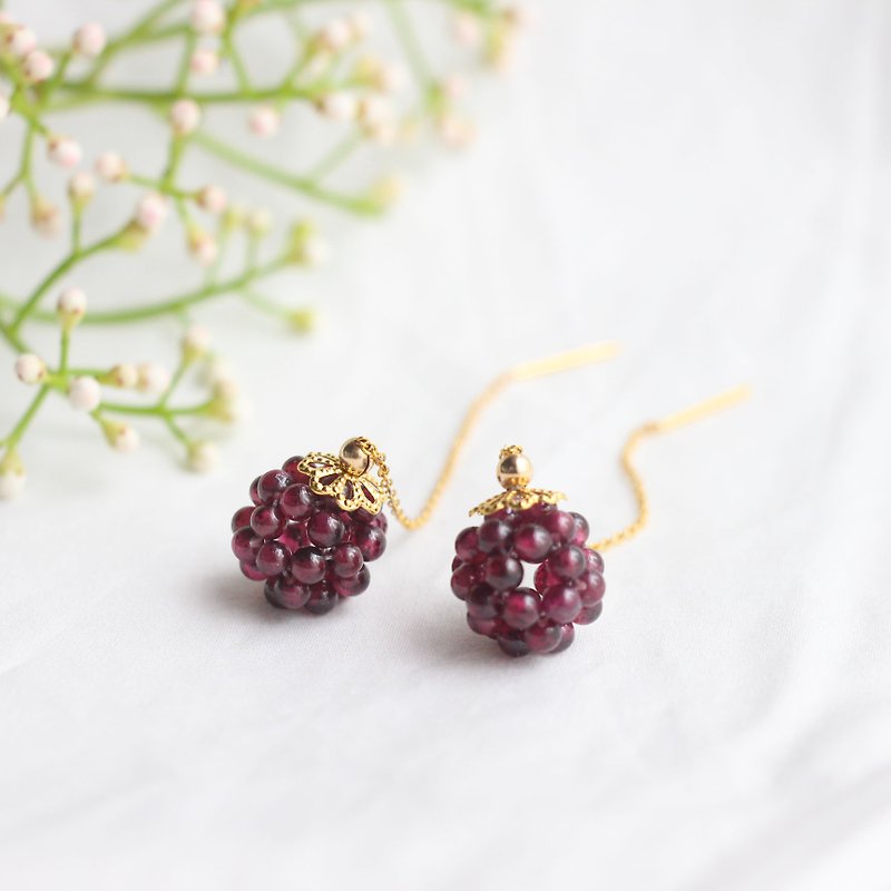 Small mulberry 14Kgf natural Stone ear thread sphere January Stone