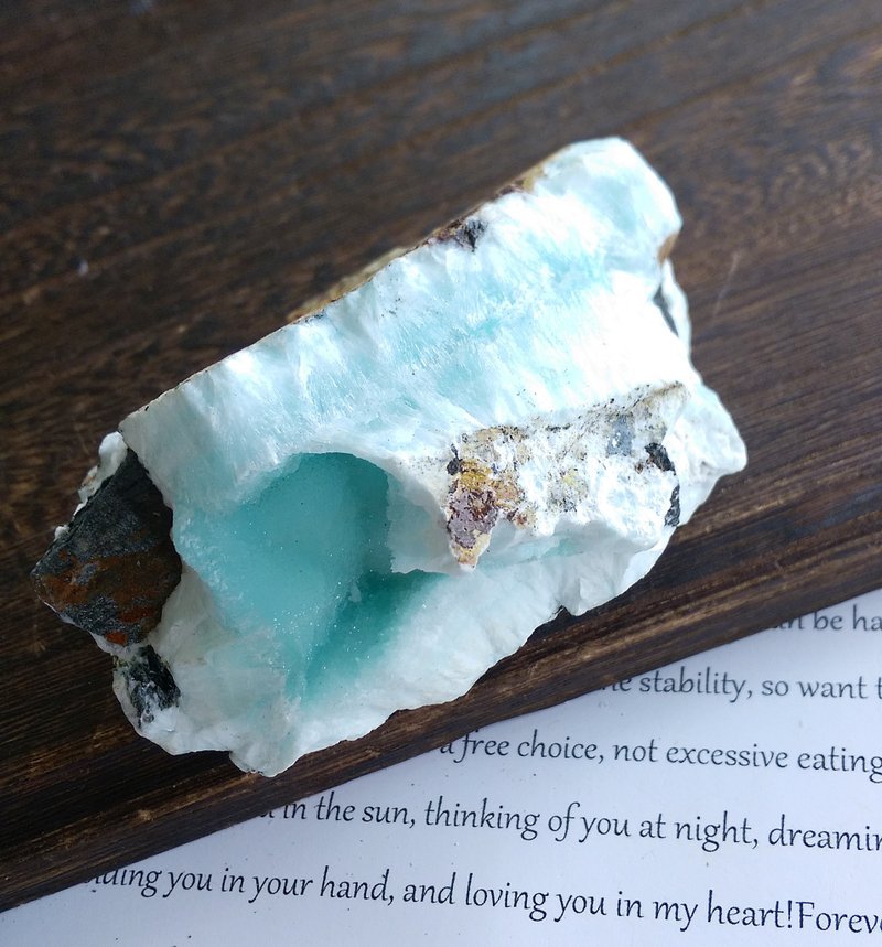 Blue Aragonite 雲南產地  藍文石 藍霰石 天然礦石 原礦 - 擺飾/家飾品 - 其他材質 