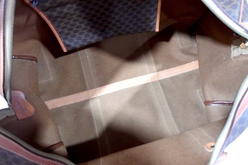 Italian middle-aged CELINE brown Monogram tote bag travel bag 50cm