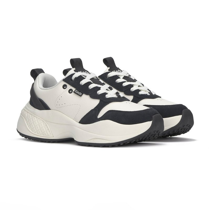 KEDS CROSS CITY TRAINER LEATHER/MESH 80復古老爹鞋 WH68472 - 女休閒鞋/帆布鞋 - 真皮 