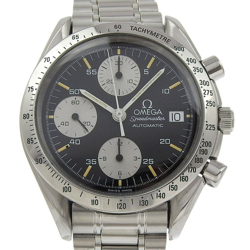 【日本直送】オメガ OMEGA スピードマスター 腕時計 cal.1155 3511.50 SS 自動巻き クロノグラフ 黒文字盤 メンズ【中古】 - 女錶 - 不鏽鋼 黑色