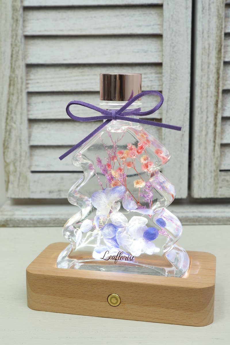 Christmas Limited Edition Floating Flower Gift Box Set-Purple - ของวางตกแต่ง - กระจกลาย สีม่วง