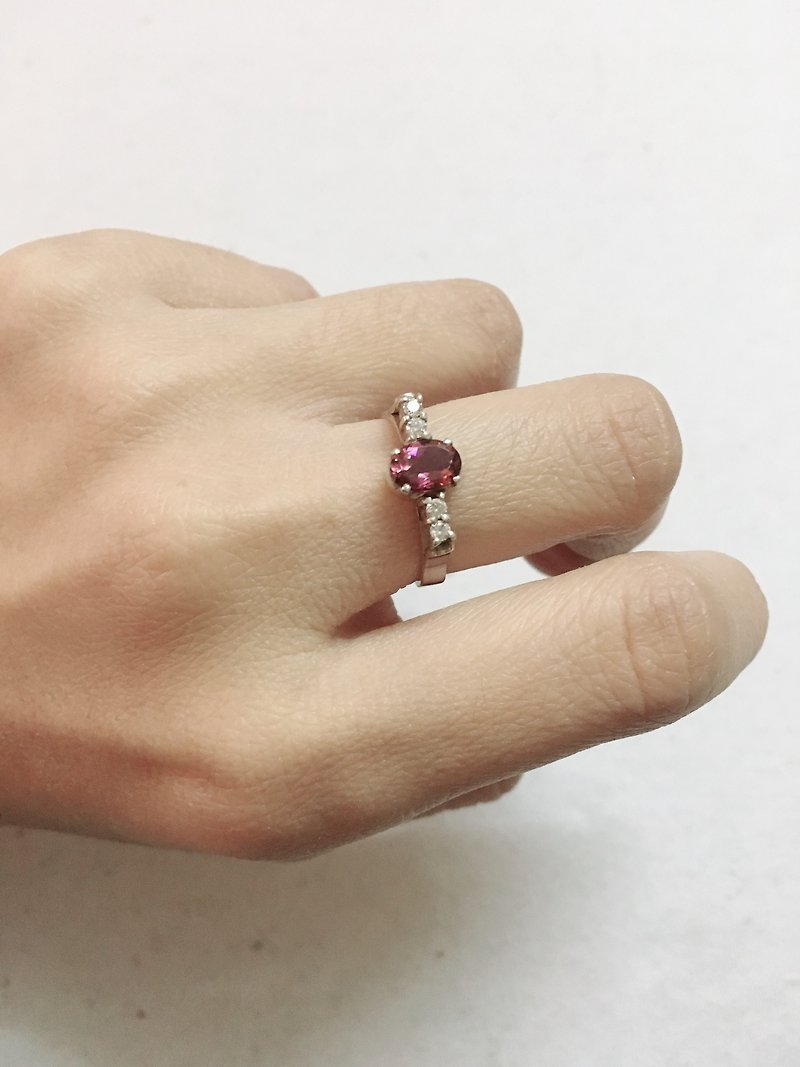 Tourmaline Ring Handmade in Nepal 92.5% Silver - General Rings - Gemstone 