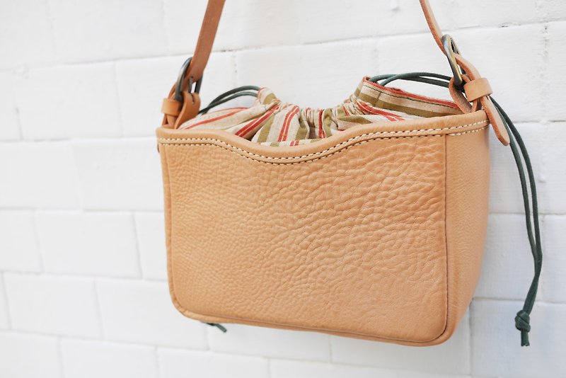 Genuine Leather Messenger Bags & Sling Bags Orange - Ms. Gentle Dual Purpose Bag