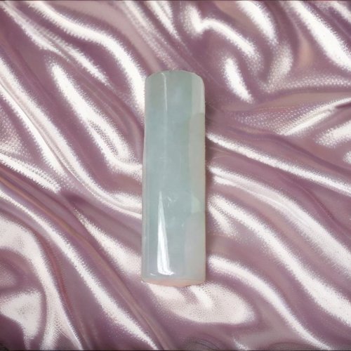 瓔珞翡翠 冰種翡翠圓印章 | 天然緬甸玉A貨翡翠 | 送禮
