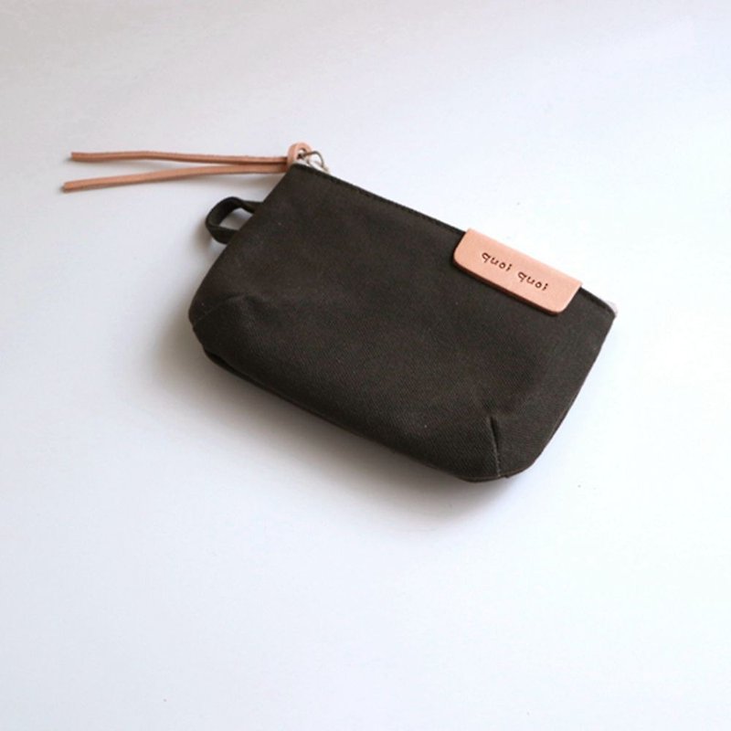 Come to a cup of coin purse special color limited edition - Coin Purses - Cotton & Hemp Brown