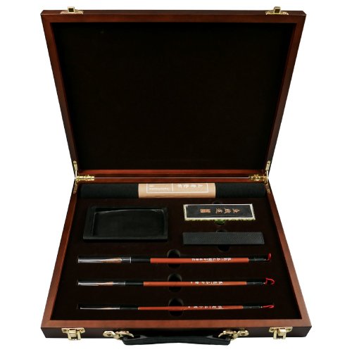 中華筆莊 — 文房四寶 文創禮品 【上品寶盒】精緻文房手提盒 -文房禮盒系列 書法用品