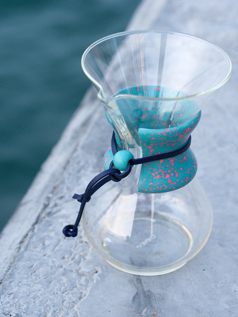Collars for Chemex Coffee Maker- Pretty in Teal