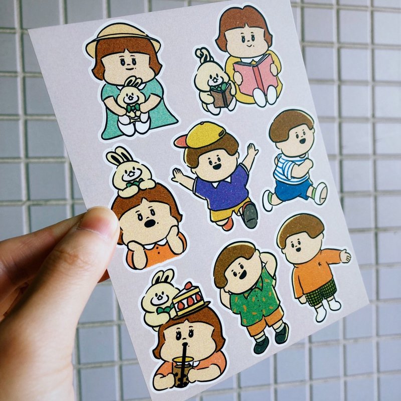 Re-engraved Jie Taiduzi sticker pack 1 pack of 8 - Stickers - Paper 