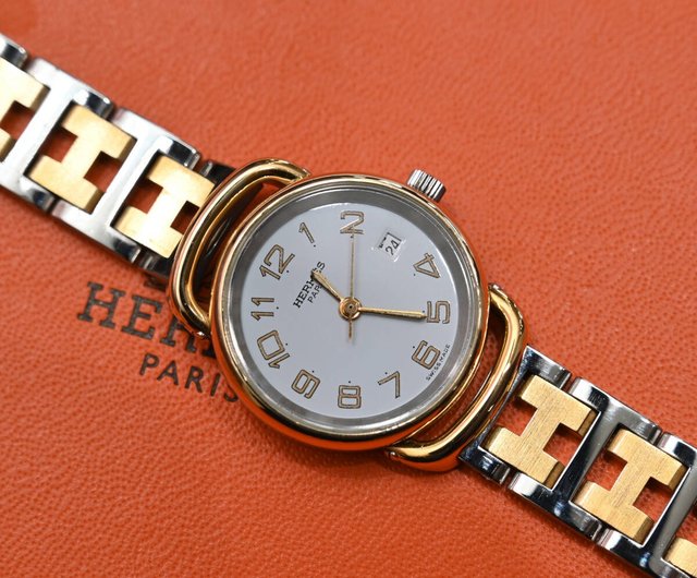 367 HERMES エルメス　プルマン　レディース　レザーバンド　ベージュ 367 HERMES エルメス プルマン レディース レザーバンド