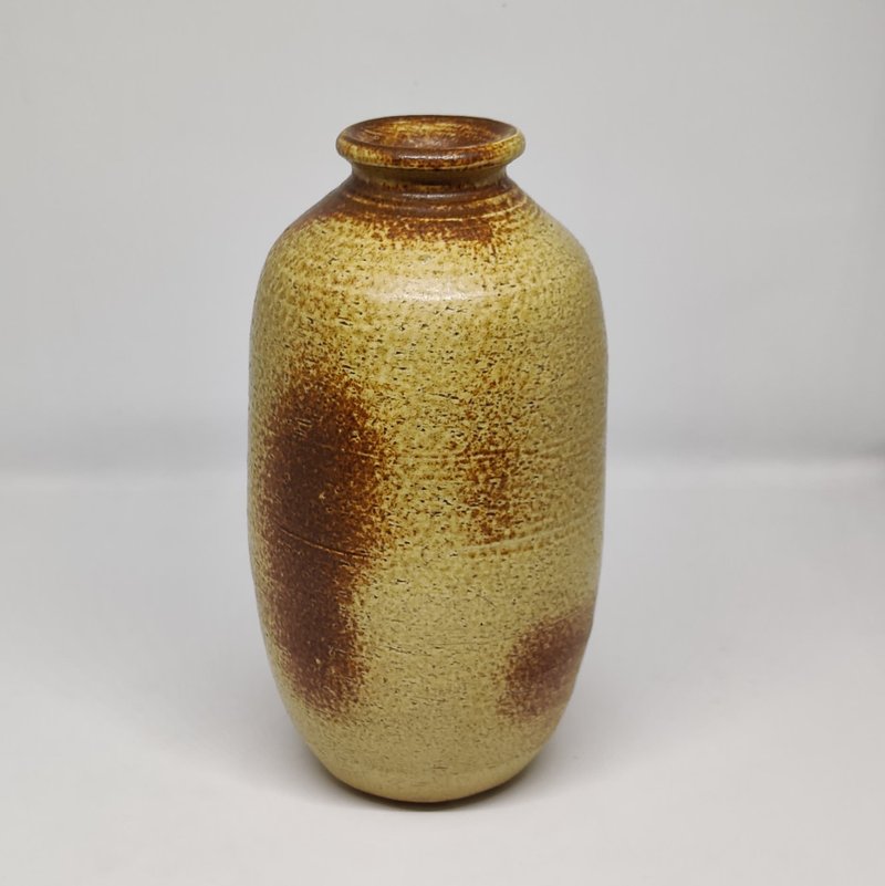Japanese Studio Pottery No.009 - 花瓶/花器 - 陶 咖啡色