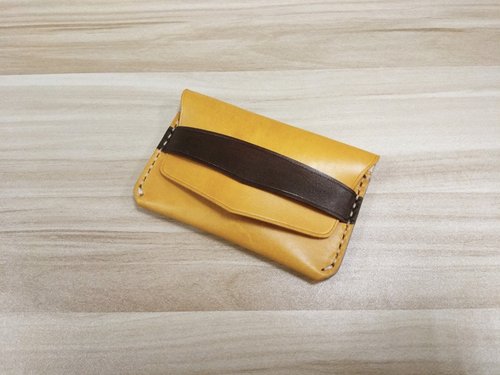 MICO Handicraft 客製化! MICO 手縫皮革 休閒錢包(揭頁式) 接單訂製