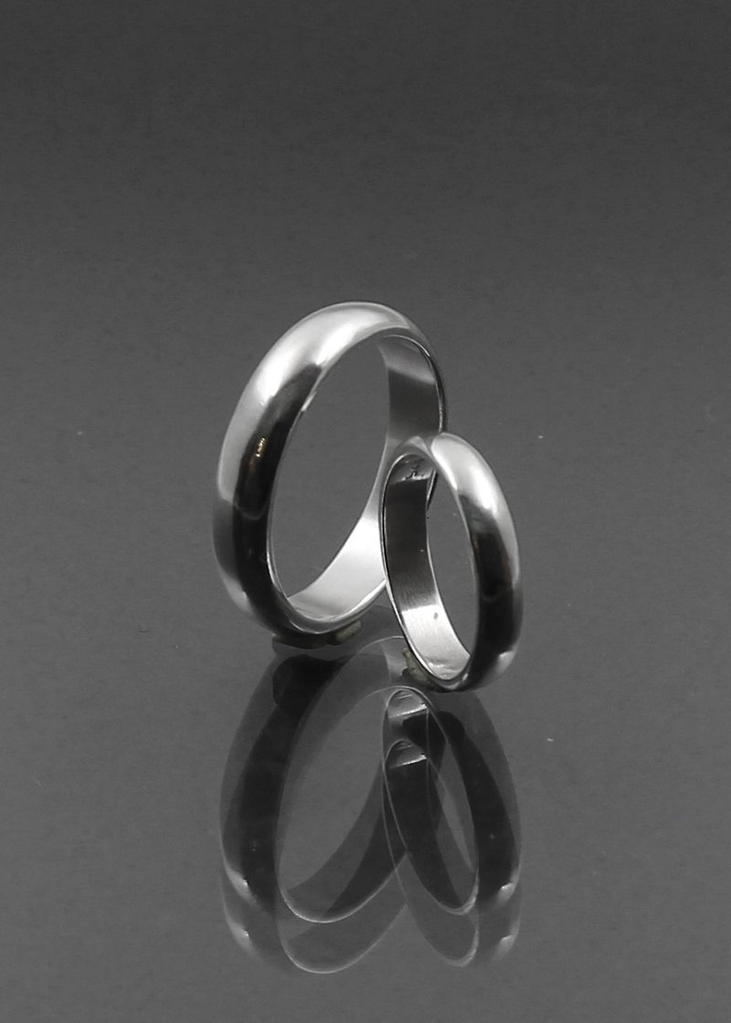 - 相伴 - 戒指 Ring (5mm) - 戒指 - 其他金屬 銀色