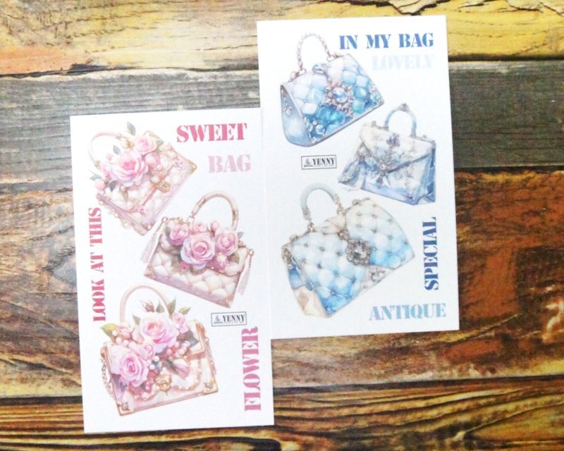 (special paper 2 types 5pcs single pack) in my bag 2 types 202505 - 貼紙 - 紙 多色