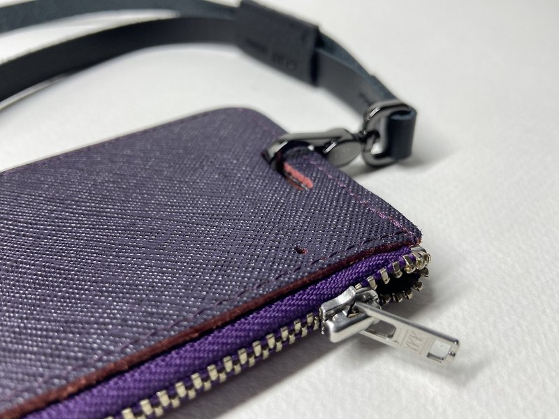 Micro wallet - ID & Badge Holders - Genuine Leather Multicolor
