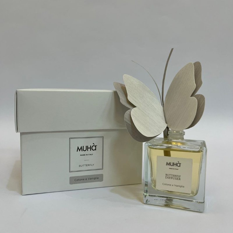 MUHà穆哈香氛 灰蝴蝶-棉花與香草 50ml - 香氛/精油/擴香 - 精油 灰色