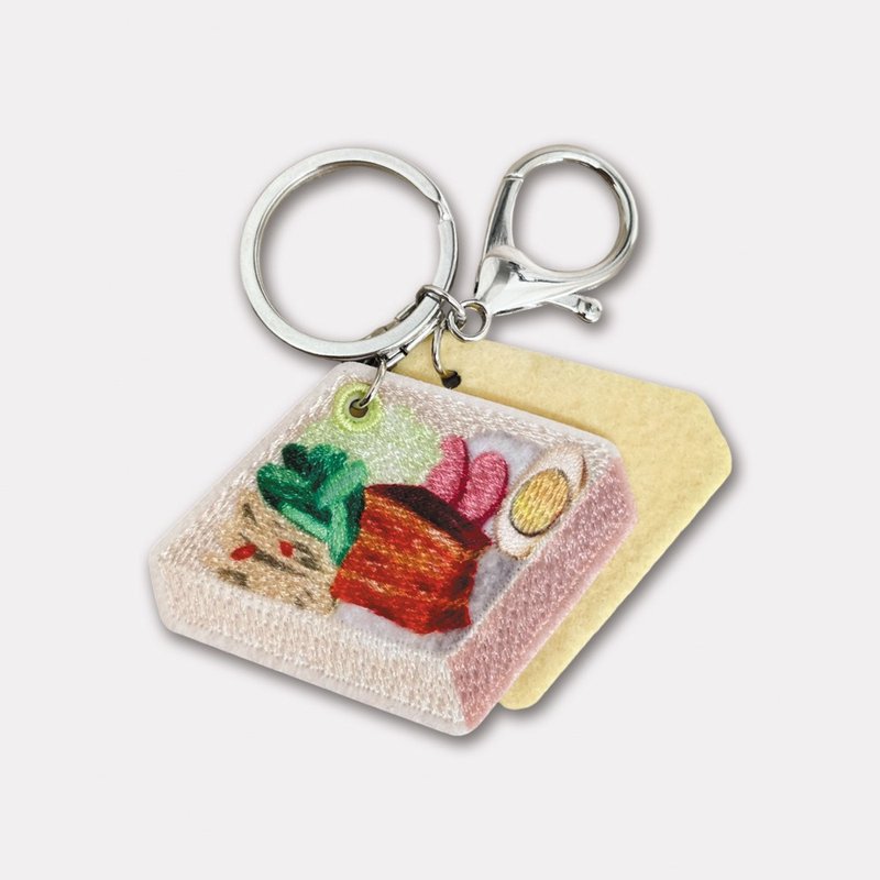 Embroidered rice bag charms/Taiwanese souvenirs/Taiwanese special gifts - Keychains - Thread Multicolor