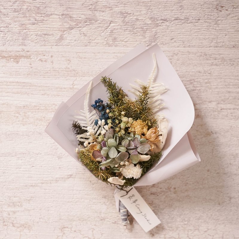Dried immortal bouquet &amp; corsage/dry flower/ immortal flower/home arrangement/gift/mother&#39;s day