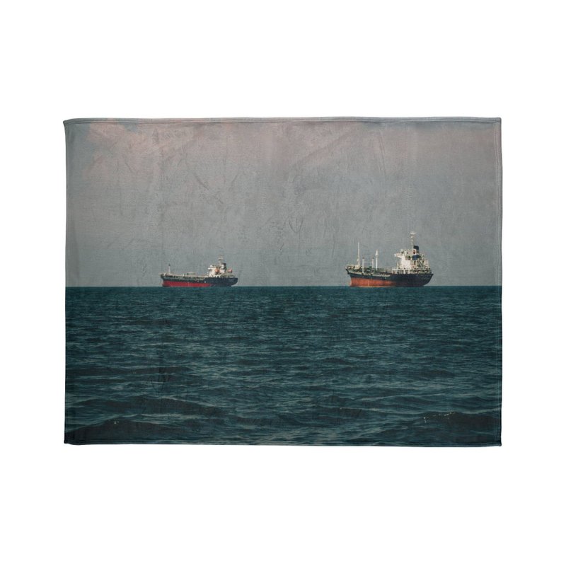 Blanket Seafarer's Comfort - gussurï - Blankets & Throws - Polyester Multicolor