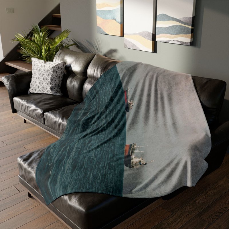 Blanket Seafarer's Comfort - gussurï - 棉被/毛毯 - 聚酯纖維 多色
