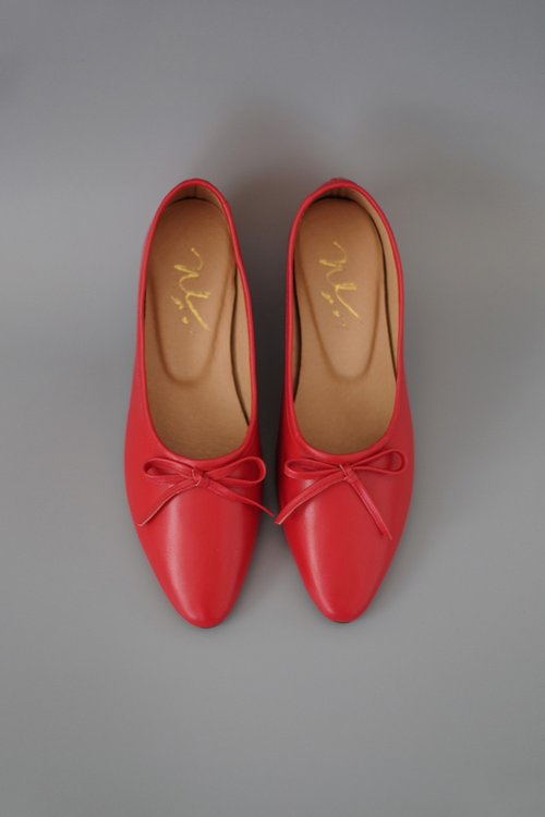 WL SHOES+ Gloves Ballet (經典紅) Heels 柔革版 | WL