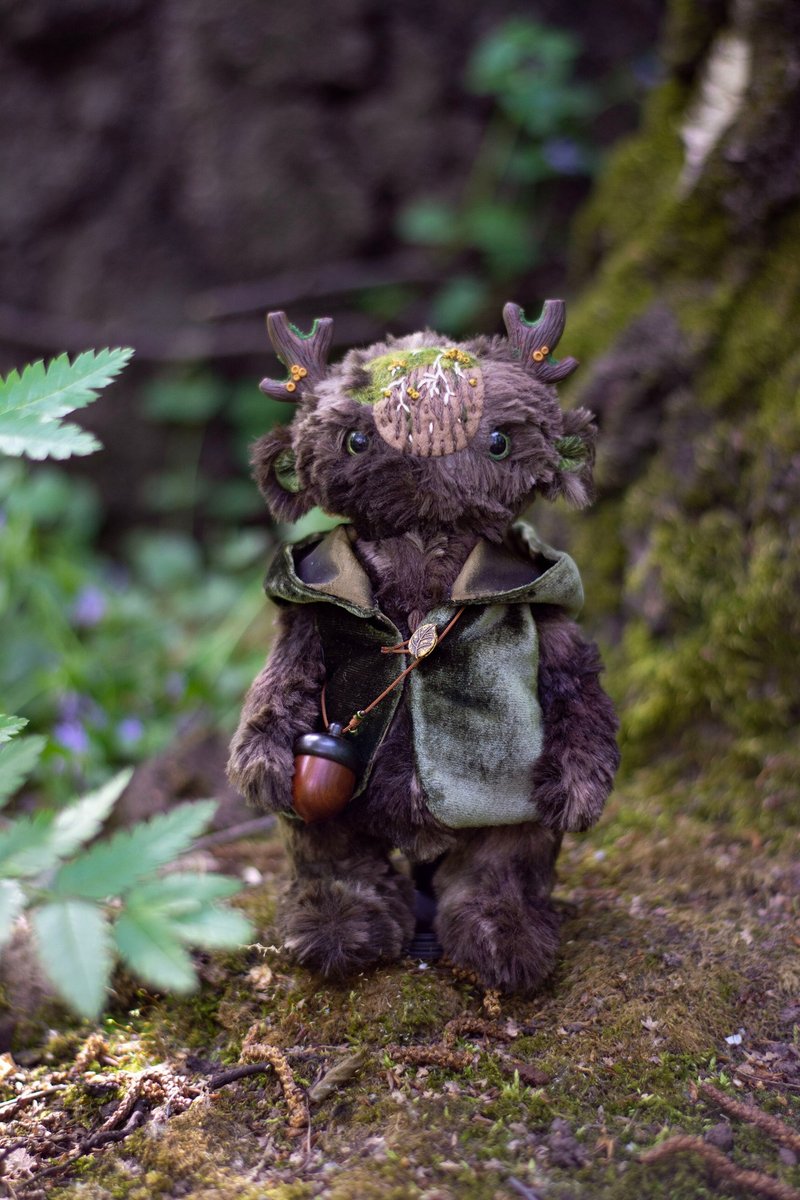 Forest spirit designer plush toy - 公仔/玩偶 - 其他材質 多色