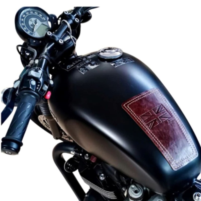anti-scratch fuel Tank Real leather for Triumph all model , Royal Enfield - 皮件/皮革 - 真皮 多色