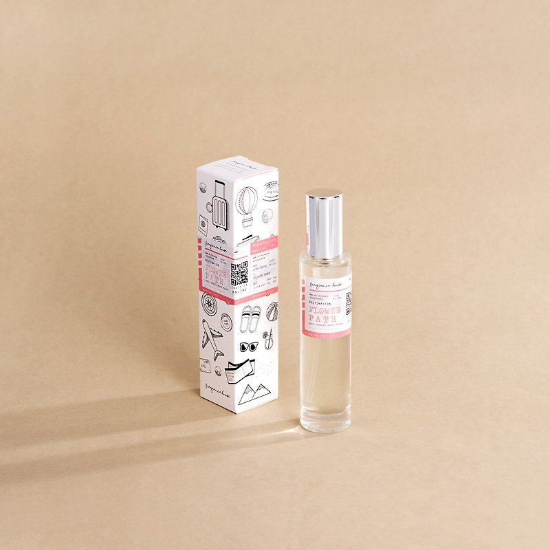 香水30ml香水|フラワーロード（オーキッド＆オレンジブロッサム） - 香水 - ガラス 透明