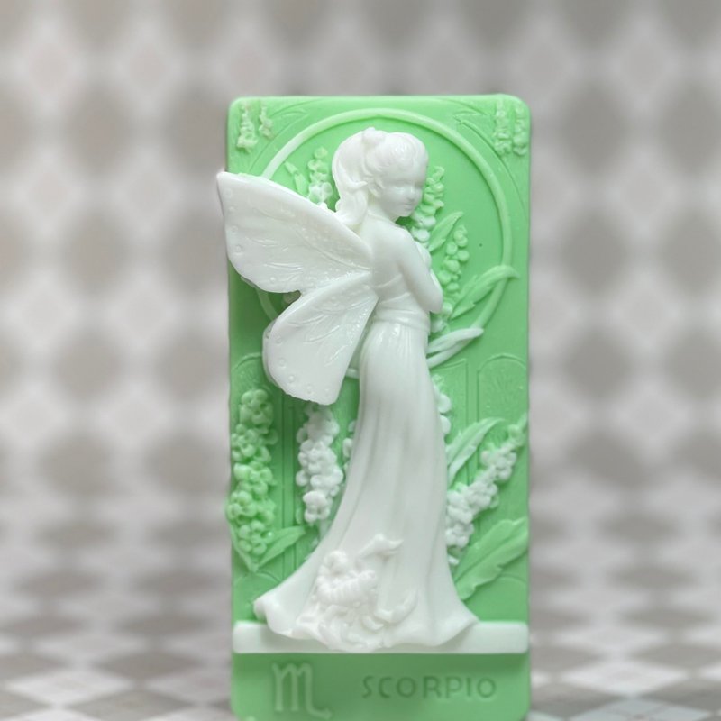 花仙子香氛皂 12星座 天蠍座 手工皂 - 肥皂/手工皂 - 其他材質 白色