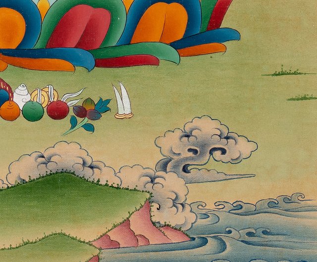 金剛薩埵タンカ チベットの金剛薩埵アート - ショップ Boudha
