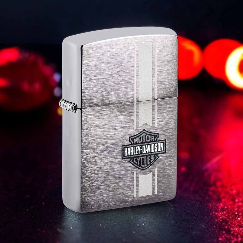 【ZIPPO官方旗艦店】Harley-Davidson防風打火機 49828 - 其他 - 銅/黃銅 銀色