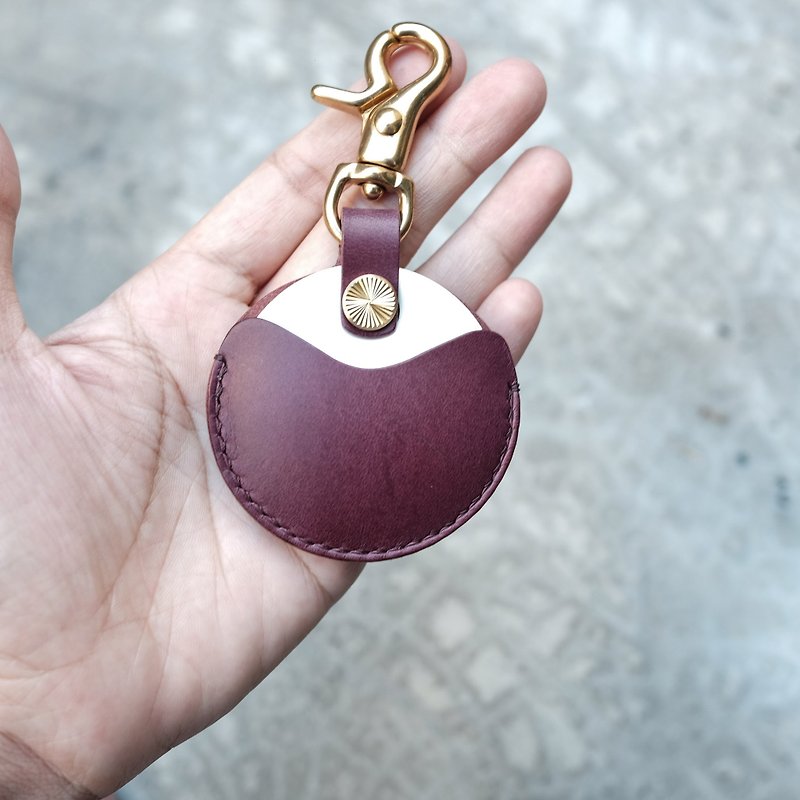 gogoro/gogoro2 鑰匙專用皮套 Key holder / buttero紫丁香 - 鑰匙圈/鑰匙包 - 真皮 紫色