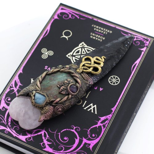 クリスタルマジックワンド 〜 ローズクォーツと黒曜石の剣 - ショップ