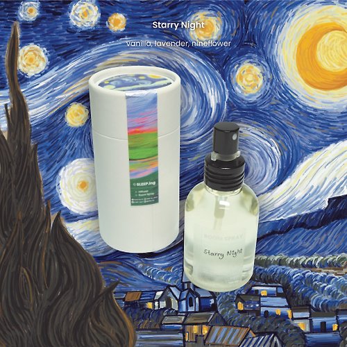 sleep-ing Artist Room spray Collection _ Starry Night (Vincent Van Gogh) 100 ml.