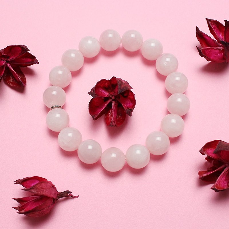 Brand Classic | Transfer Bead Brand Bracelet | Pink Crystal - Bracelets - Crystal Pink