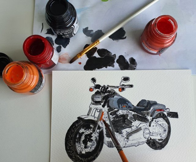 ハーレーダビッドソン■歴代バイクイラスト額入りポスター■壁掛け◎■大型106cm 1756768972.jpg?1670509201