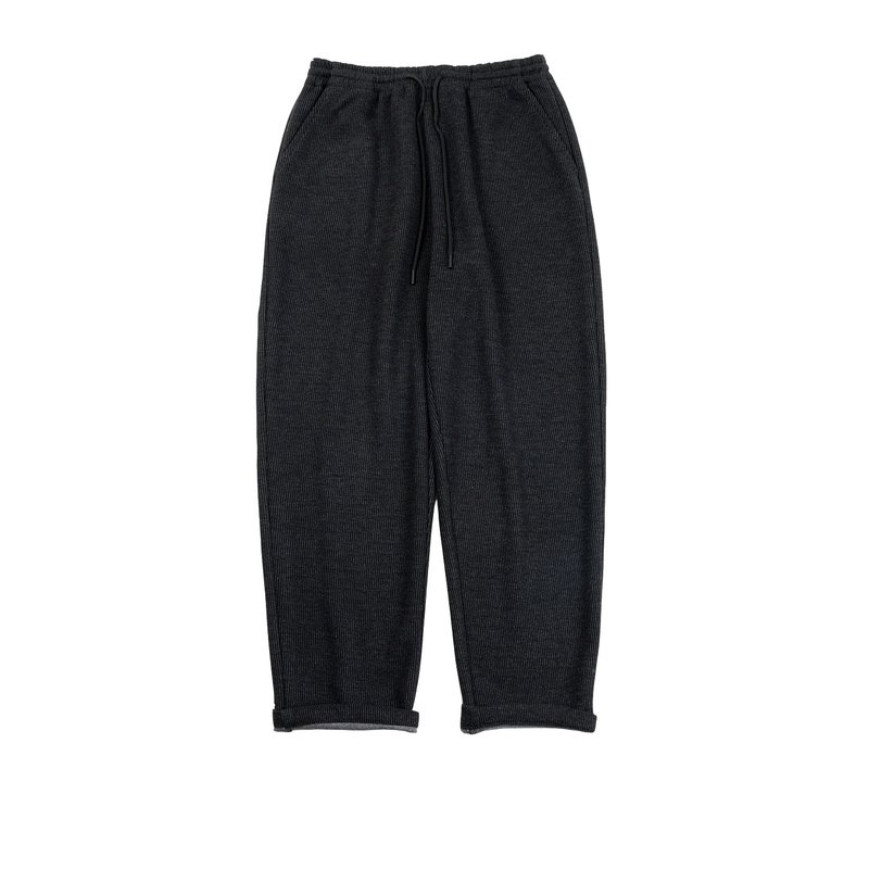 [Acetic acid wool underneath the divine sea pattern] Original design Japanese retro wool trousers - กางเกงขายาว - วัสดุอื่นๆ 