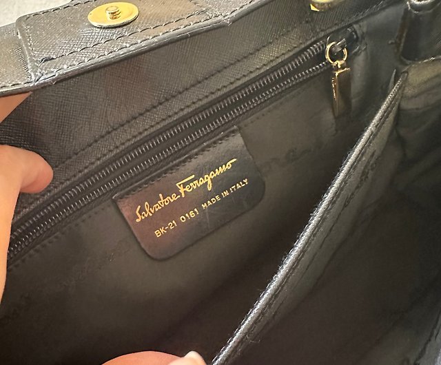 Salvatore Ferragamo tote bag, backpack, vintage handbag, commuter