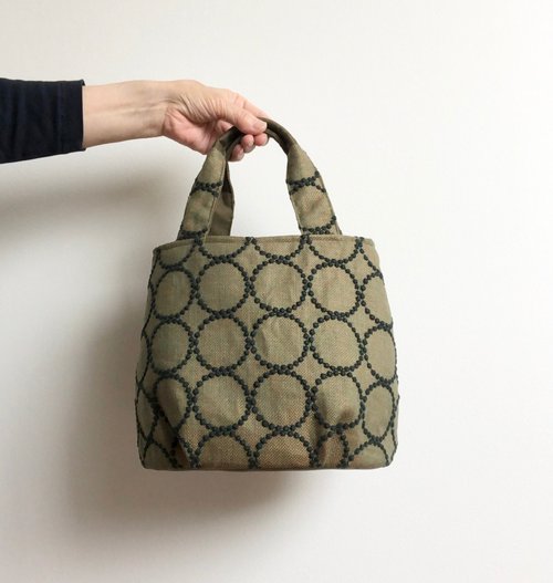 ミナペルホネン ハンドメイド タンバリン トートバッグ 【受注制作】 受注製作 ふっくらトートバッグ ミナペルホネン タンバリン