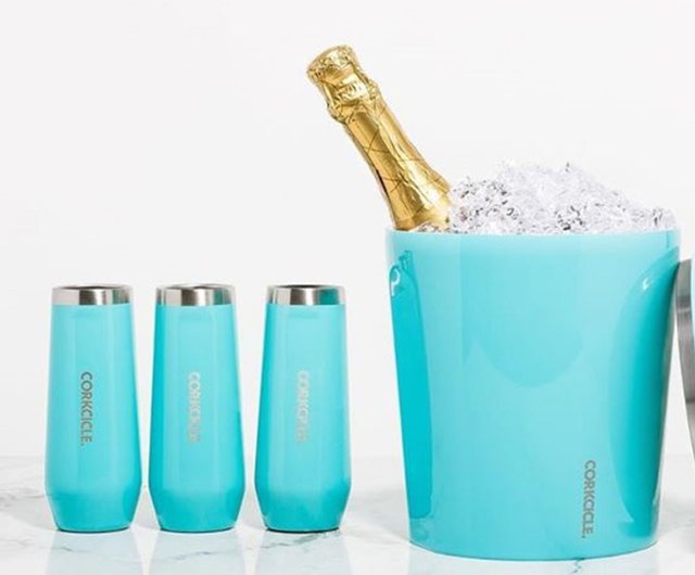 Corkcicle Stainless Steel Stemless Champagne Flute