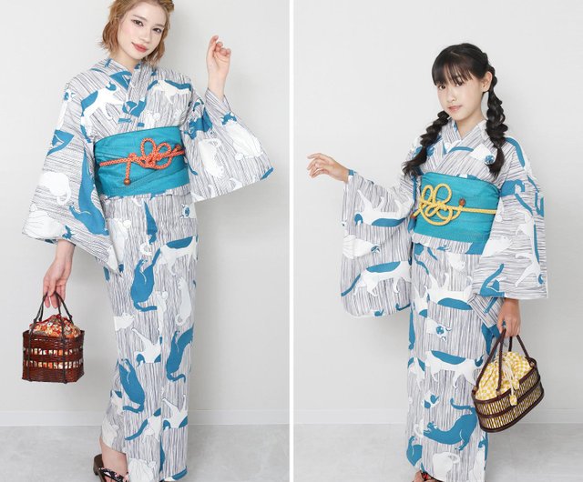 浴衣 帯 2点セット レディース 大人 子とも ジュニア 親子 低