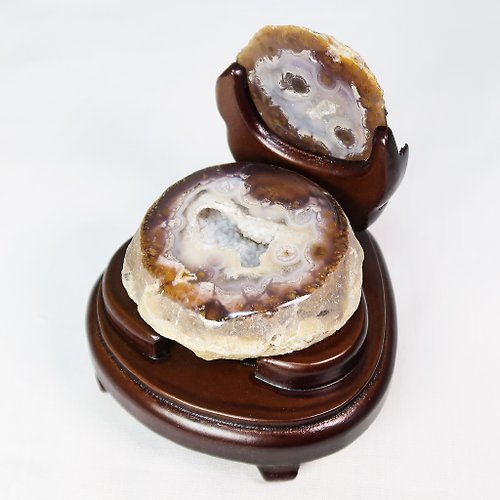 石之王 King Stones - 水晶天然石飾品、原礦 瑪瑙聚寶盆 -小精靈 160246