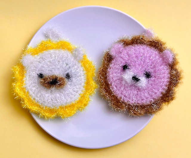 Cute lion vegetable and melon cloth DIY materials including video Birthday  gift Valentine's Day gift giving DIY - Shop Chenchih Handmade Studio  Knitting, Embroidery, Felted Wool & Sewing - Pinkoi