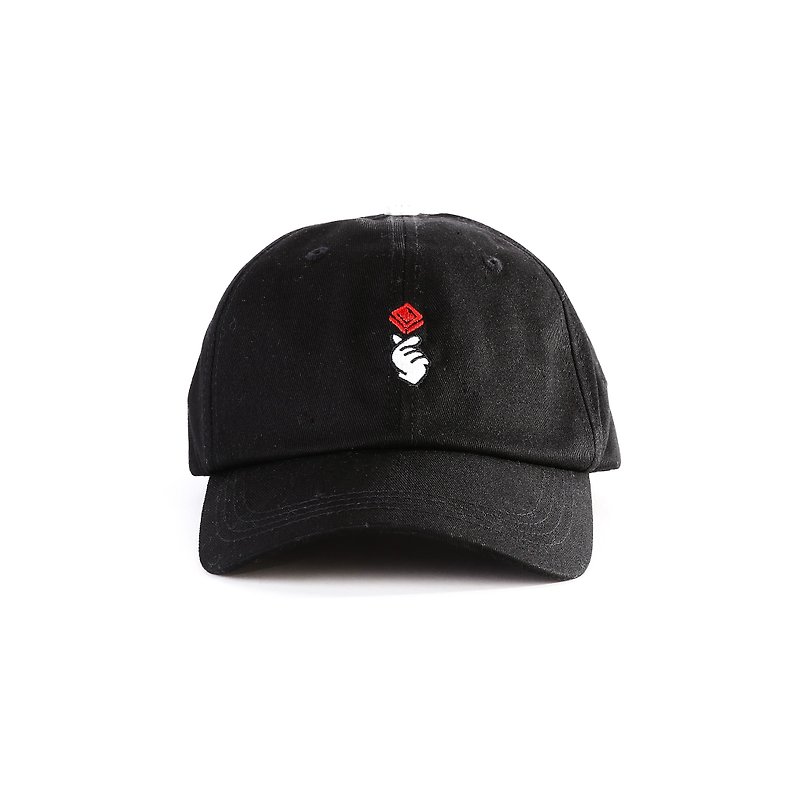 2016 RITE Logo品牌獨創｜經典老帽款(黑) - 帽子 - 防水材質 黑色
