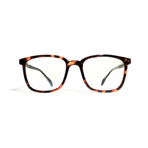 LE FOON Wellington Frame 成人 威靈頓框型 濾藍光眼鏡 - Red Brown